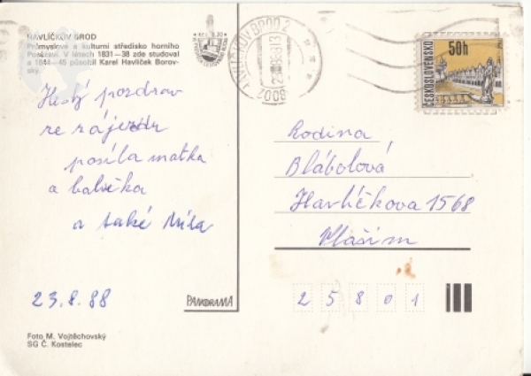 Havlíčkův Brod 1988 95 001 ●